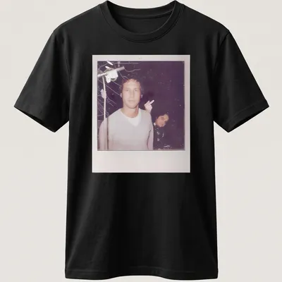 Chevy-themed shirt with a humorous depiction of a classic Chevy and bold typography