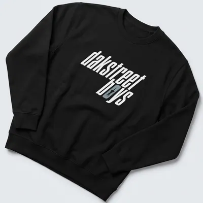 Minimalist DAKSTREET BOYS T-shirt featuring a compass design in white and light gray — printed on a unisex sweatshirt