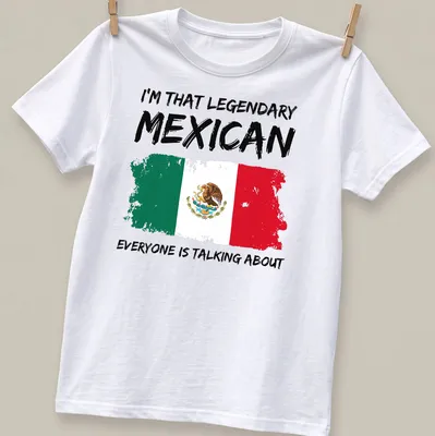 Bold distressed Mexico pride t-shirt featuring the Mexican flag and eagle
